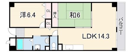 サンクラッソ神戸大開通STATION FRONTの間取り画像