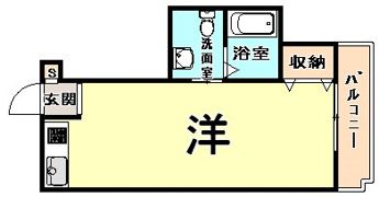 キューブ武庫川Iの間取り画像
