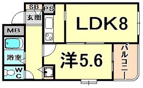 オーキッド武庫川の間取り画像