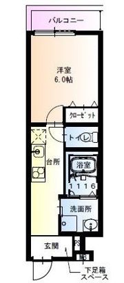 フジパレス立花駅西1番館の間取り画像