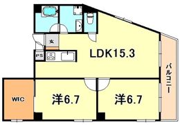 レシア六甲の間取り画像