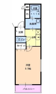フジパレス東園田の間取り画像