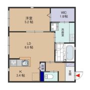 ベレッツァ南塚口の間取り画像