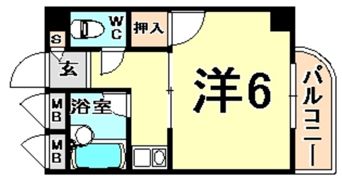 メイプル武庫之荘西の間取り画像