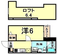 ciel北大物の間取り画像