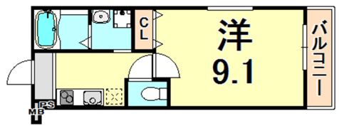 フジパレス立花5番館の間取り画像