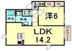 セジュール梅の木の間取り画像