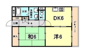 ドルチェ武庫之荘の間取り画像