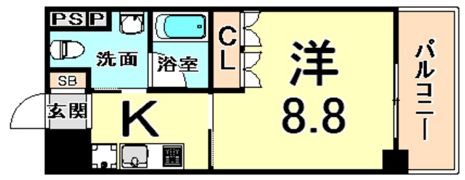 ベルファース尼崎の間取り画像