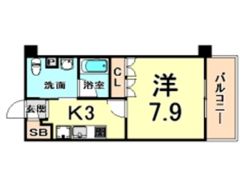 ベルファース尼崎の間取り画像