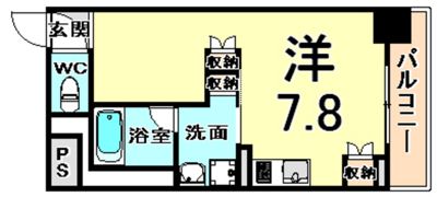ベルファース尼崎の間取り画像