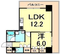 ベルファース尼崎の間取り画像