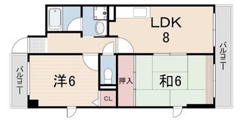 レシェンテ武庫之荘の間取り画像