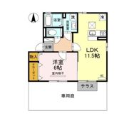 シャロームの間取り画像