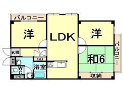 パークヒルズ潮の間取り画像