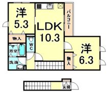 メゾーネ ビバーチェの間取り画像