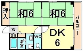 ダイシンマンションの間取り画像