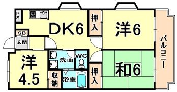 グレース千鳥の間取り画像