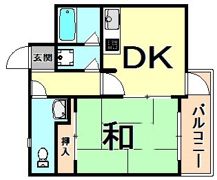 シロハイヌ尼崎の間取り画像