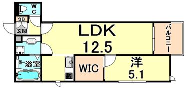 カーサフォレスタ塚口の間取り画像