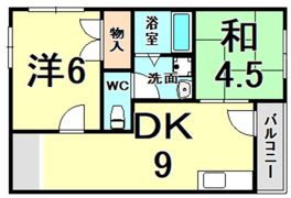 三和パークマンションの間取り画像