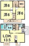 武庫JIN D棟の間取り画像