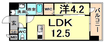 プランドールの間取り画像