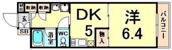 グランドゥール東園田の間取り画像