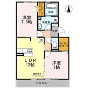 グレイス コスモスの間取り画像