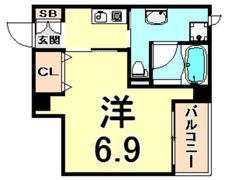 リヴァージュ尼崎の間取り画像