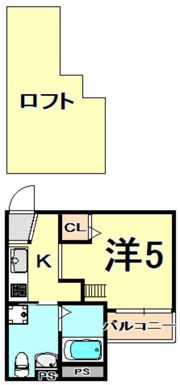 グラーネ立花の間取り画像
