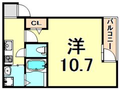 フジパレス長洲本通II番館の間取り画像
