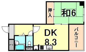 ひらこうパートIの間取り画像