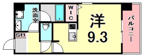 LE CINQ 尼崎東の間取り画像