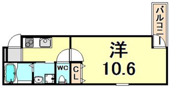 フジパレス園田VI番館の間取り画像