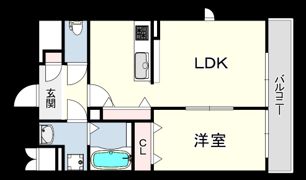アンプルールフェール コンフォートの間取り画像