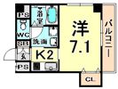 ベアーレ伸和の間取り画像