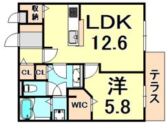 カルミエール イツキ Iの間取り画像