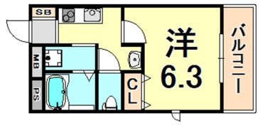 ブリッサ立花の間取り画像