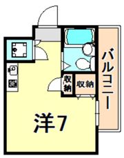 ロイヤルメゾン塚口8の間取り画像