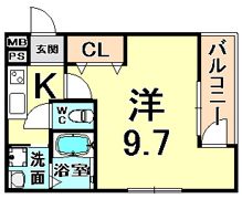 フジパレス武庫之荘5番館の間取り画像