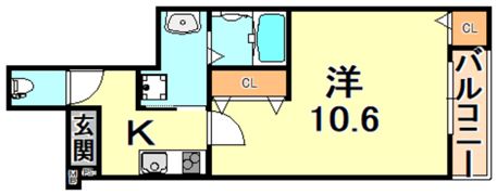 フジパレス尼崎西難波2番館の間取り画像