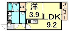 NKクレール塚口の間取り画像