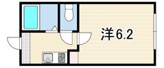 セゾンマンション2の間取り画像