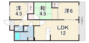 グランドール塚口南の間取り画像