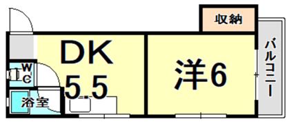 第12キャスル塚口の間取り画像