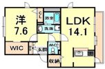 DAIKENN武庫之荘2 ヴェストの間取り画像