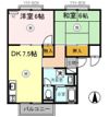 ホワイトヴィラ弐番館の間取り画像