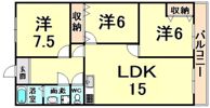 シャトー塚口 C棟の間取り画像