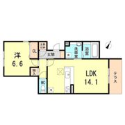 猪名寺CONTINENTEの間取り画像